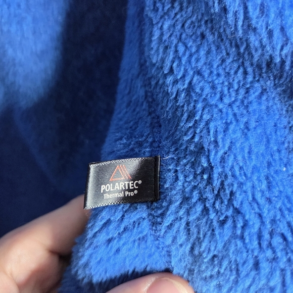 Patagonia - Women's Synchilla Polartec Bright Blue Jacket - Size Small - Picture 11 of 13